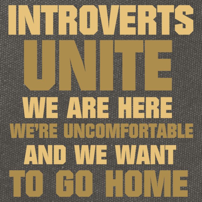 Introverts Unite We Want To Go Home Cotton Canvas Backpack