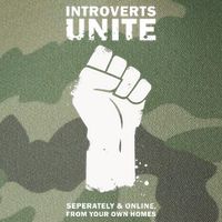 Introverts Unite Separately & Online Legacy Tie Dye Trucker Hat