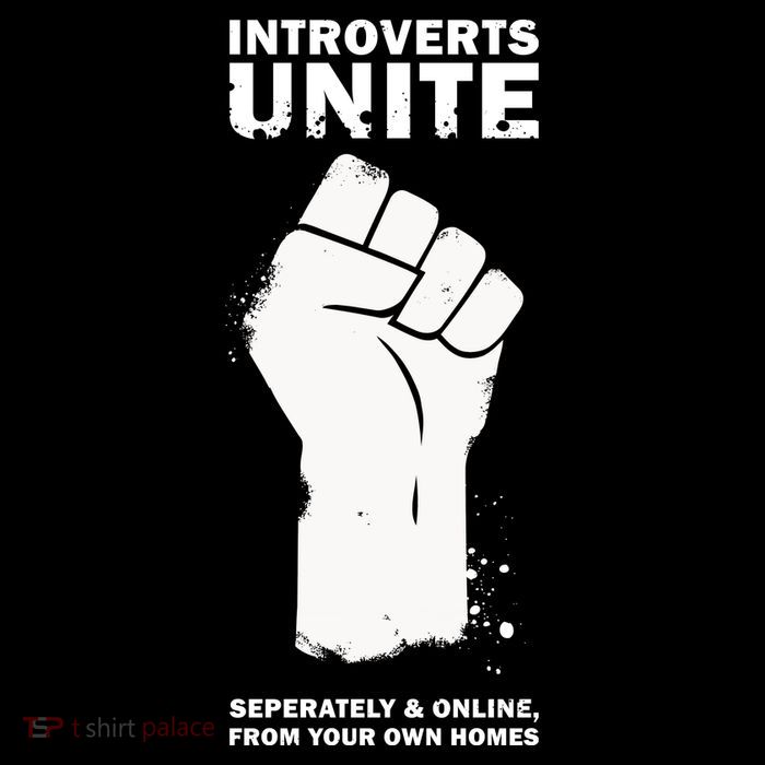 Introverts Unite Separately & Online Daily Commute Backpack