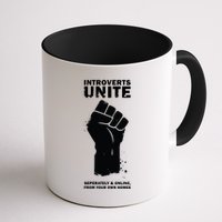 Introverts Unite Separately & Online Mug