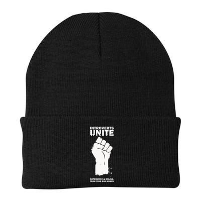 Introverts Unite Separately & Online Knit Cap Winter Beanie
