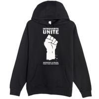 Introverts Unite Separately & Online Premium Pullover Hoodie
