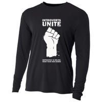 Introverts Unite Separately & Online Cooling Performance Long Sleeve Crew