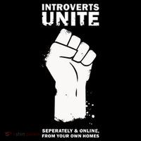 Introverts Unite Separately & Online Cooling Performance Long Sleeve Crew