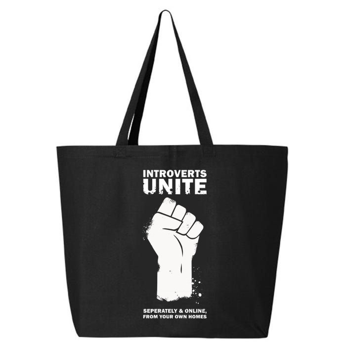 Introverts Unite Separately & Online 25L Jumbo Tote