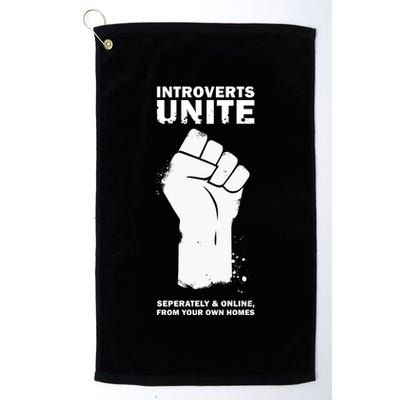 Introverts Unite Separately & Online Golf Towel