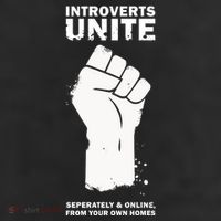 Introverts Unite Separately & Online Golf Towel