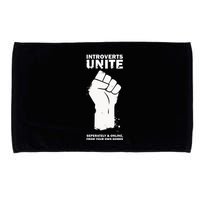 Introverts Unite Separately & Online Microfiber Hand Towel