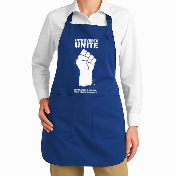 Introverts Unite Separately & Online Apron