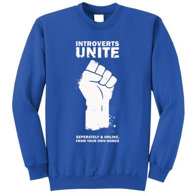 Introverts Unite Separately & Online Sweatshirt