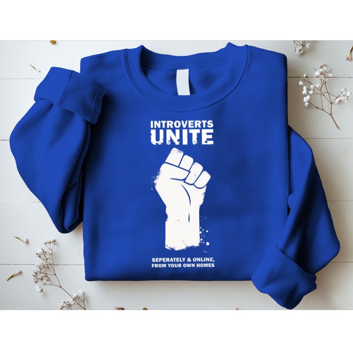 Introverts Unite Separately & Online Sweatshirt