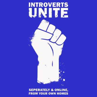 Introverts Unite Separately & Online T-Shirt