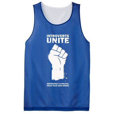 Introverts Unite Separately & Online Mesh Reversible Basketball Jersey Tank