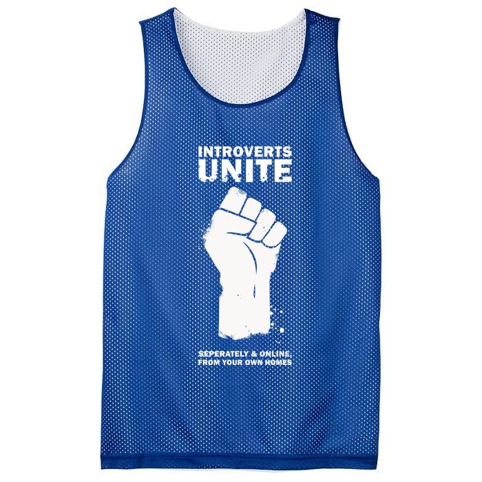 Introverts Unite Separately & Online Mesh Reversible Basketball Jersey Tank