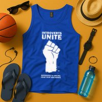 Introverts Unite Separately & Online Tank Top