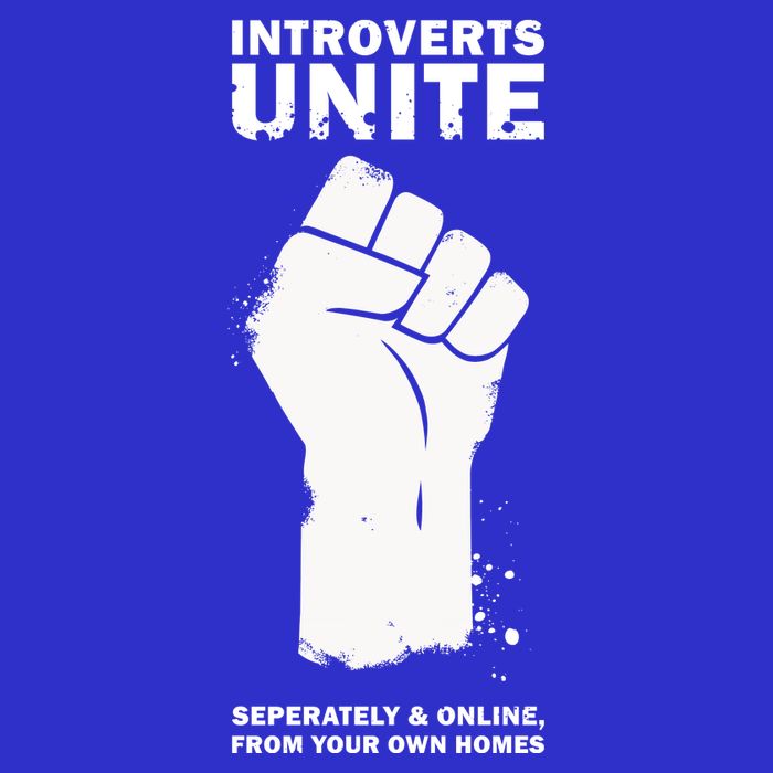 Introverts Unite Separately & Online Toddler T-Shirt