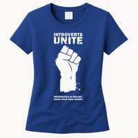 Introverts Unite Separately & Online Womens T-Shirt