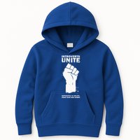 Introverts Unite Separately & Online Kids Hoodie