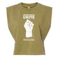 Introverts Unite Separately & Online Garment-Dyed Women's Muscle Tee