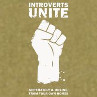 Introverts Unite Separately & Online Garment-Dyed Women's Muscle Tee