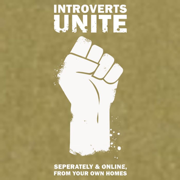 Introverts Unite Separately & Online Garment-Dyed Women's Muscle Tee