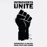 Introverts Unite Separately & Online Garment-Dyed Sweatshirt