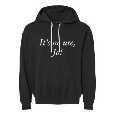 Its No Use Jo Retro Style Women Garment-Dyed Fleece Hoodie