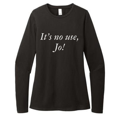 Its No Use Jo Retro Style Women Womens CVC Long Sleeve Shirt