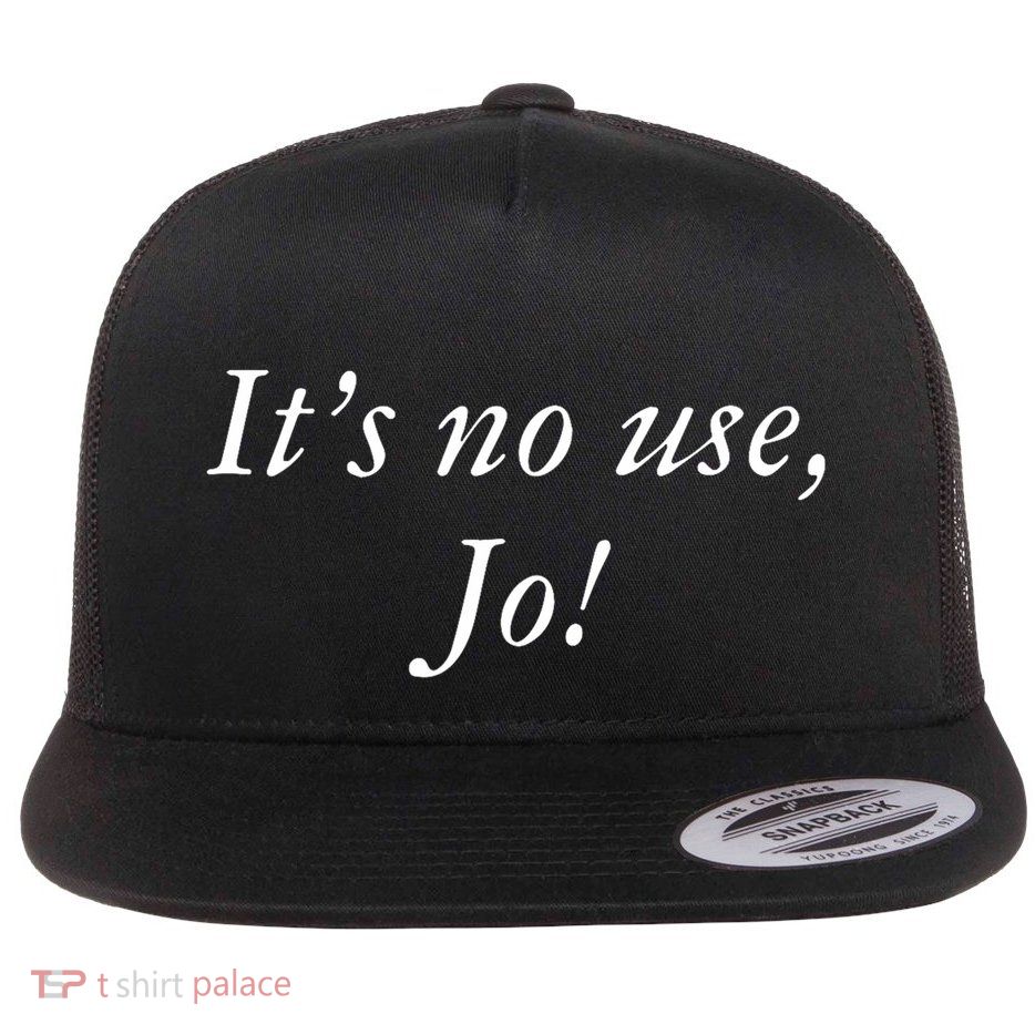 Its No Use Jo Retro Style Women Flatbill Hat