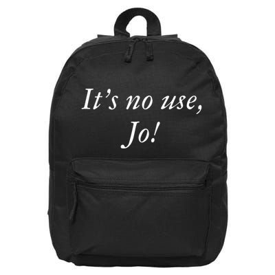 Its No Use Jo Retro Style Women 16 in Basic Backpack
