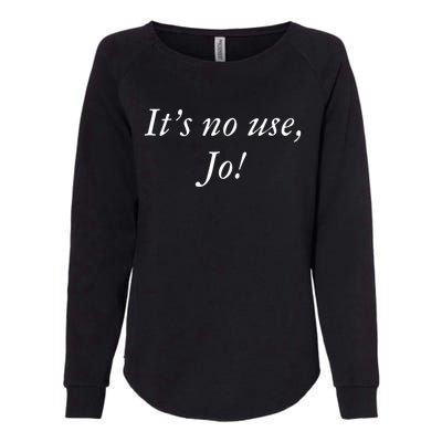 Its No Use Jo Retro Style Women Womens California Wash Sweatshirt