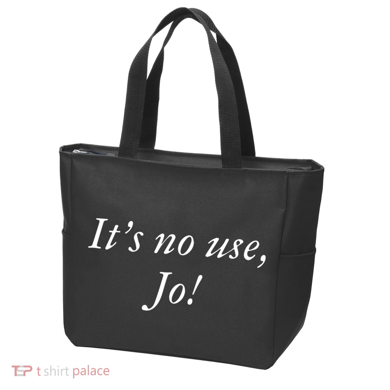 Its No Use Jo Retro Style Women Zip Tote Bag