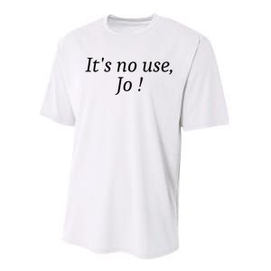 Its No Use Jo Performance Sprint T-Shirt