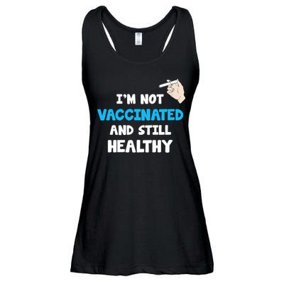 I'm Not Vaccinated And Still Healthy Ladies Essential Flowy Tank