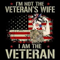 IM Not VeteranS Wife IM Veteran American Flag Gift Baby Bodysuit