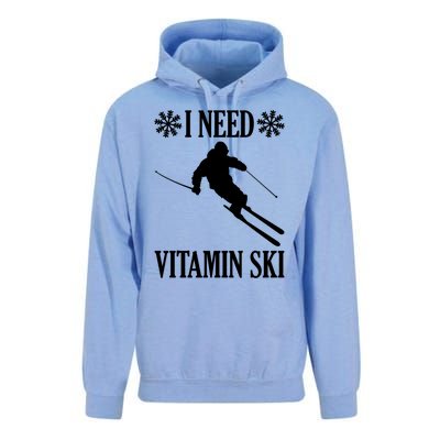 I Need Vitamin Ski Cute Gift Unisex Surf Hoodie