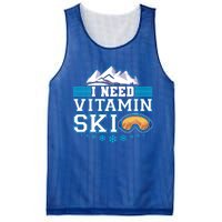 I Need Vitamin Ski Funny Skier Ski Instructor Gift Mesh Reversible Basketball Jersey Tank