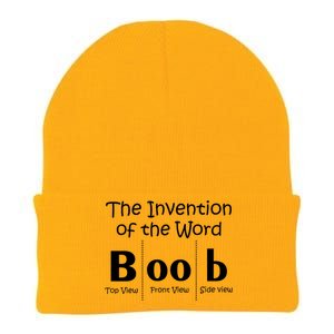 Invention Of The Word Boob Knit Cap Winter Beanie