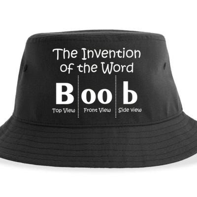 Invention Of The Word Boob Sustainable Bucket Hat