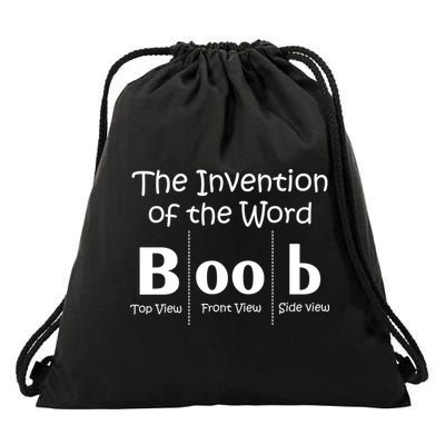 Invention Of The Word Boob Drawstring Bag