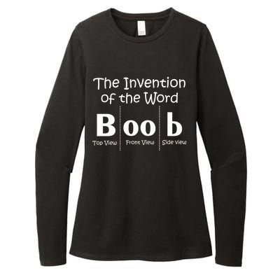 Invention Of The Word Boob Womens CVC Long Sleeve Shirt