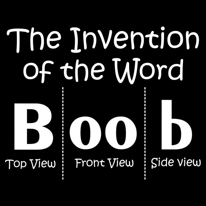 Invention Of The Word Boob Baby Bodysuit