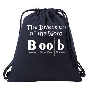 Invention Of The Word Boob Drawstring Bag