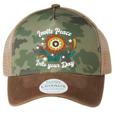 Invite Peace Into Your Day Legacy Tie Dye Trucker Hat