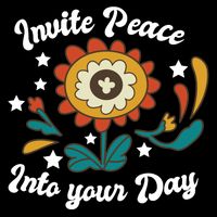 Invite Peace Into Your Day Women's Crop Top Tee