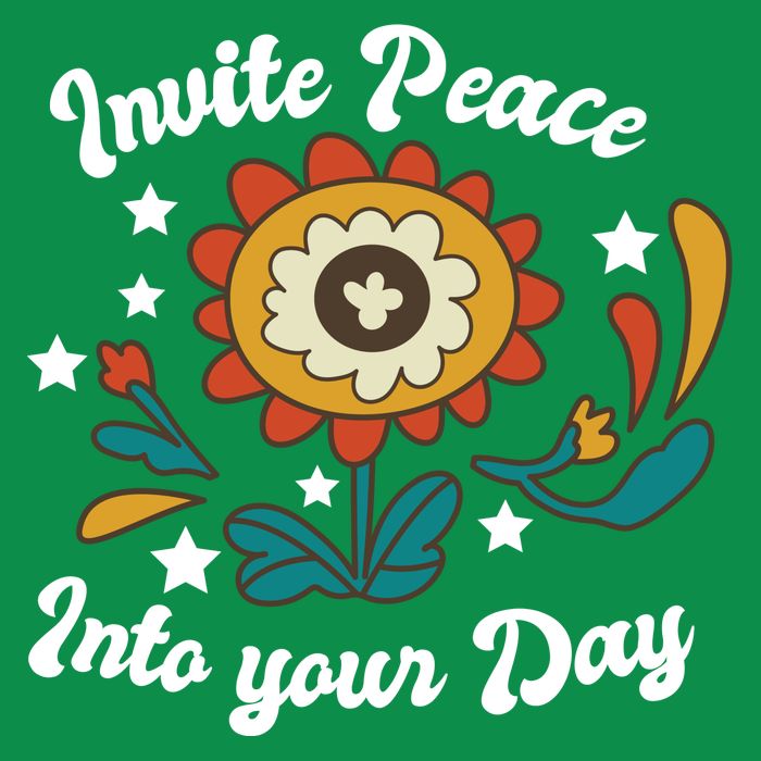 Invite Peace Into Your Day Sweatshirt