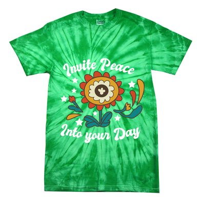 Invite Peace Into Your Day Tie-Dye T-Shirt