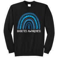 In November We Wear Blue Rainbow Diabetes Awareness Month Sweatshirt