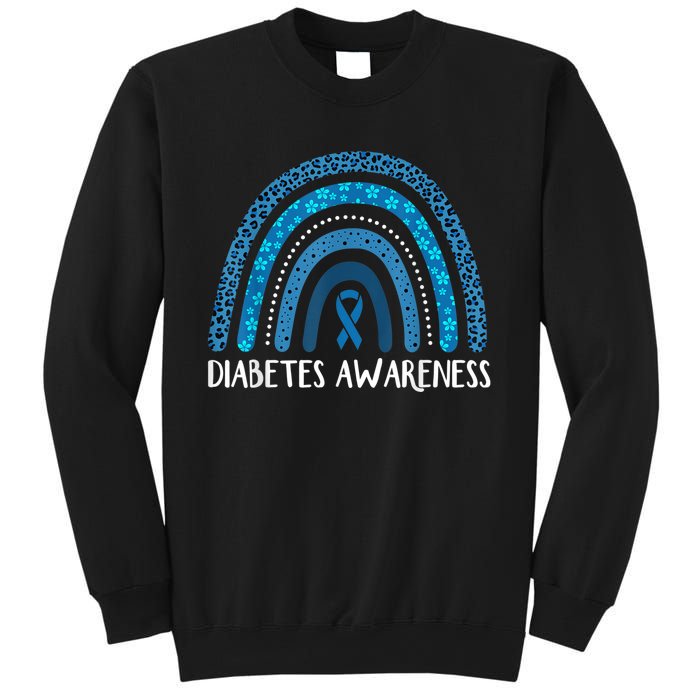 In November We Wear Blue Rainbow Diabetes Awareness Month Sweatshirt