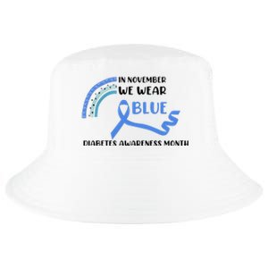 In November We Wear Blue Diabetes Awareness Month Cool Comfort Performance Bucket Hat